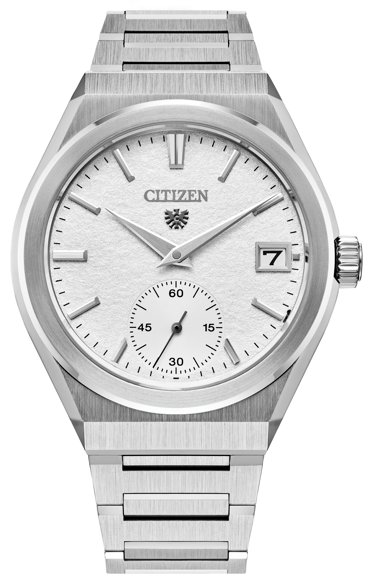 The CITIZEN Caliber 0210 White Dial Stainless Steel Bracelet
